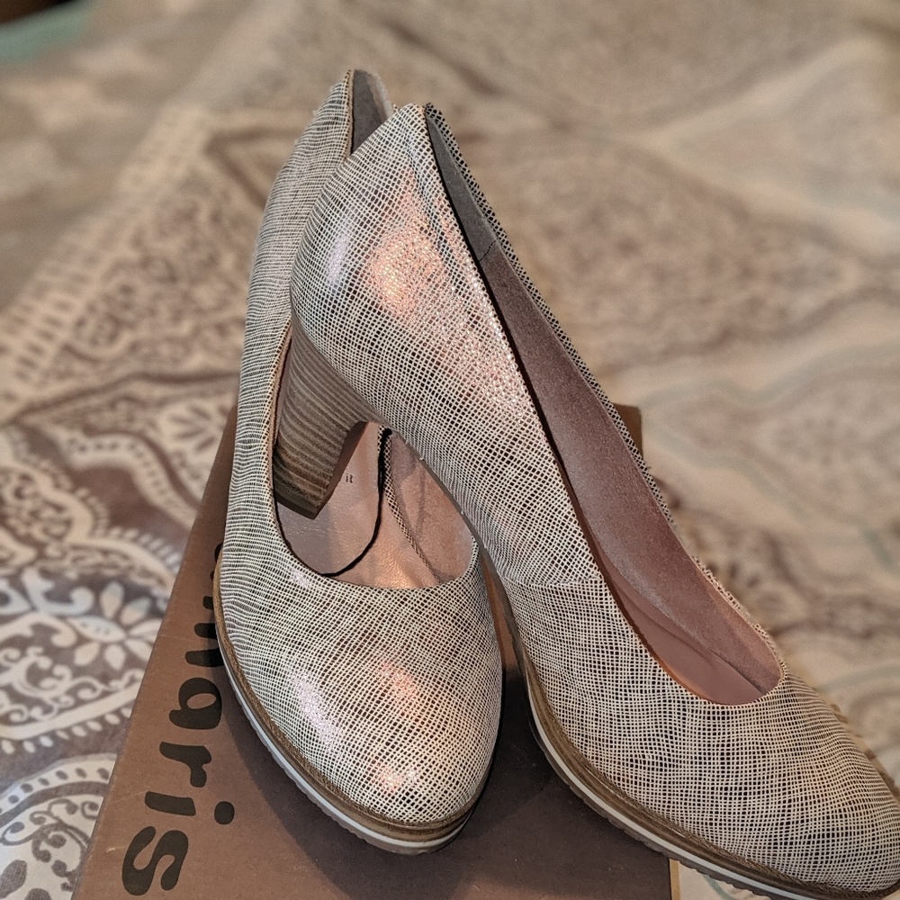 Tamaris Platinum Heels